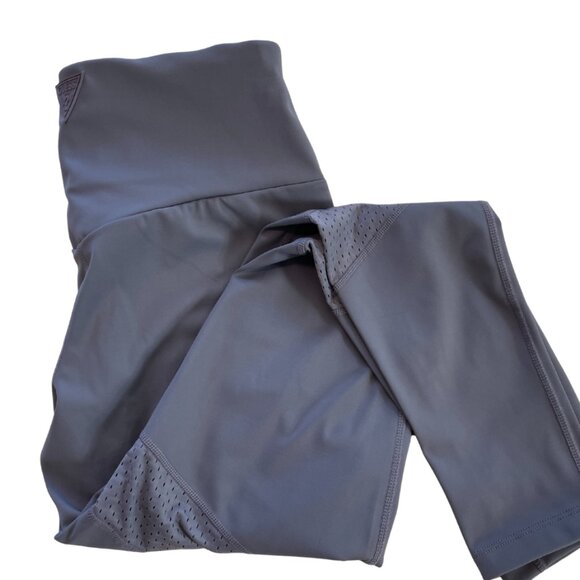 GUESS || Gray leggings mesh diagonal stripes - Size M - NWoT - Picture 1 of 5